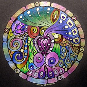 Mandala 24 February 2012 © Angela Porter 2012