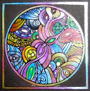 Mandala 7 March 2012 © Angela Porter 2012