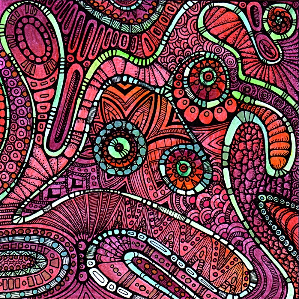 Crazy Contours 1 © Angela Porter 2012