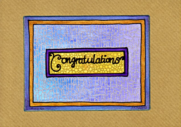 Congratulations Card 1 © Angela Porter