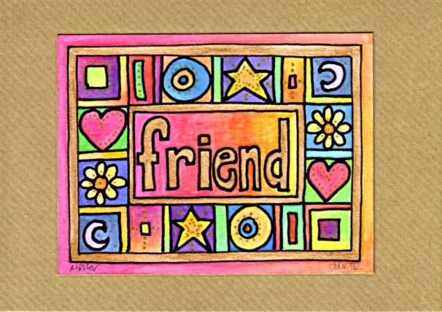 Friend Card © Angela Porter