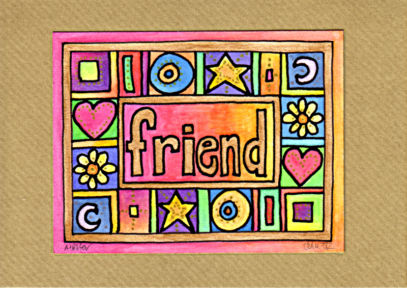 Friend Card 1 © Angela Porter