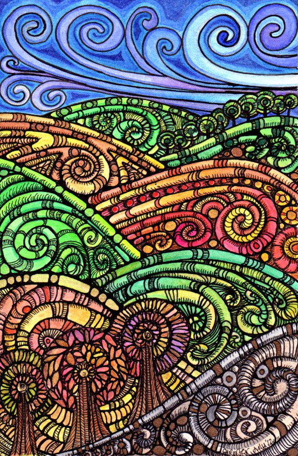 Landscape Experiment 2©Angela Porter July 2012