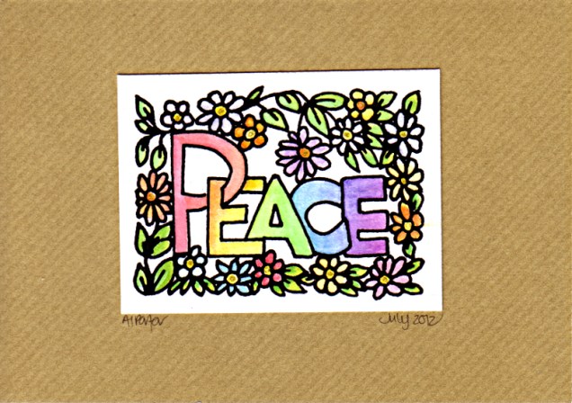 PeaceCard1©Angela Porter 2012