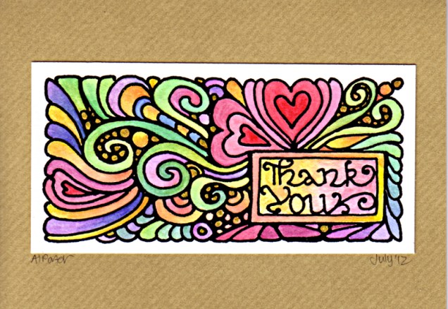 ThankYouCard1©Angela Porter 2012