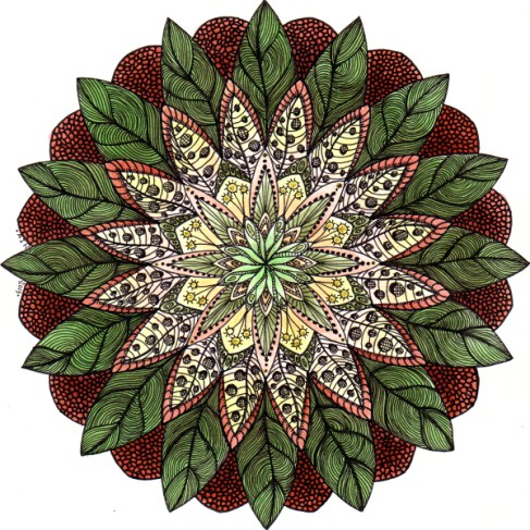 Theta Mandala 3 © Angela Porter 2013