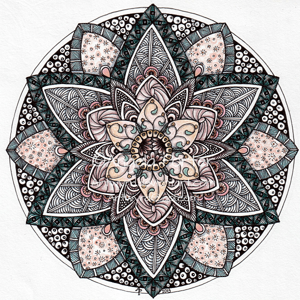 August Mandala 9 © Angela Porter 2013