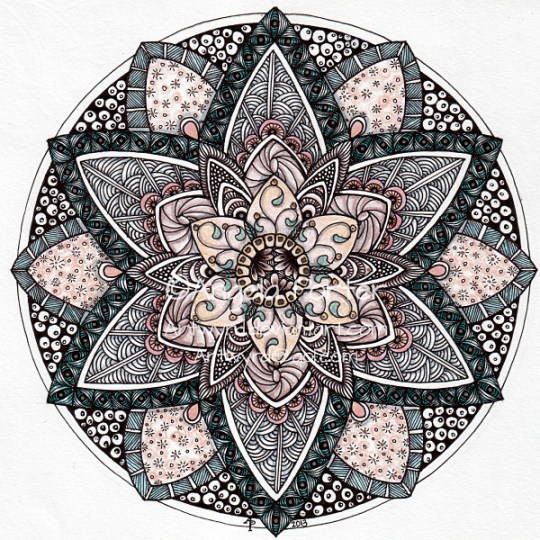 August Mandala 9 © Angela Porter 2013 August Mandala 9 © Angela Porter 2013