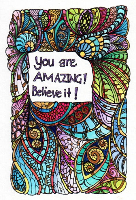 You Are Amazing © Angela Porter 2013