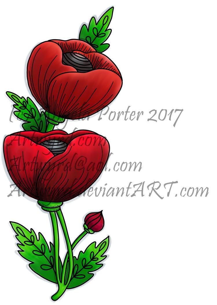 5x7Flower3 coloured 1.1