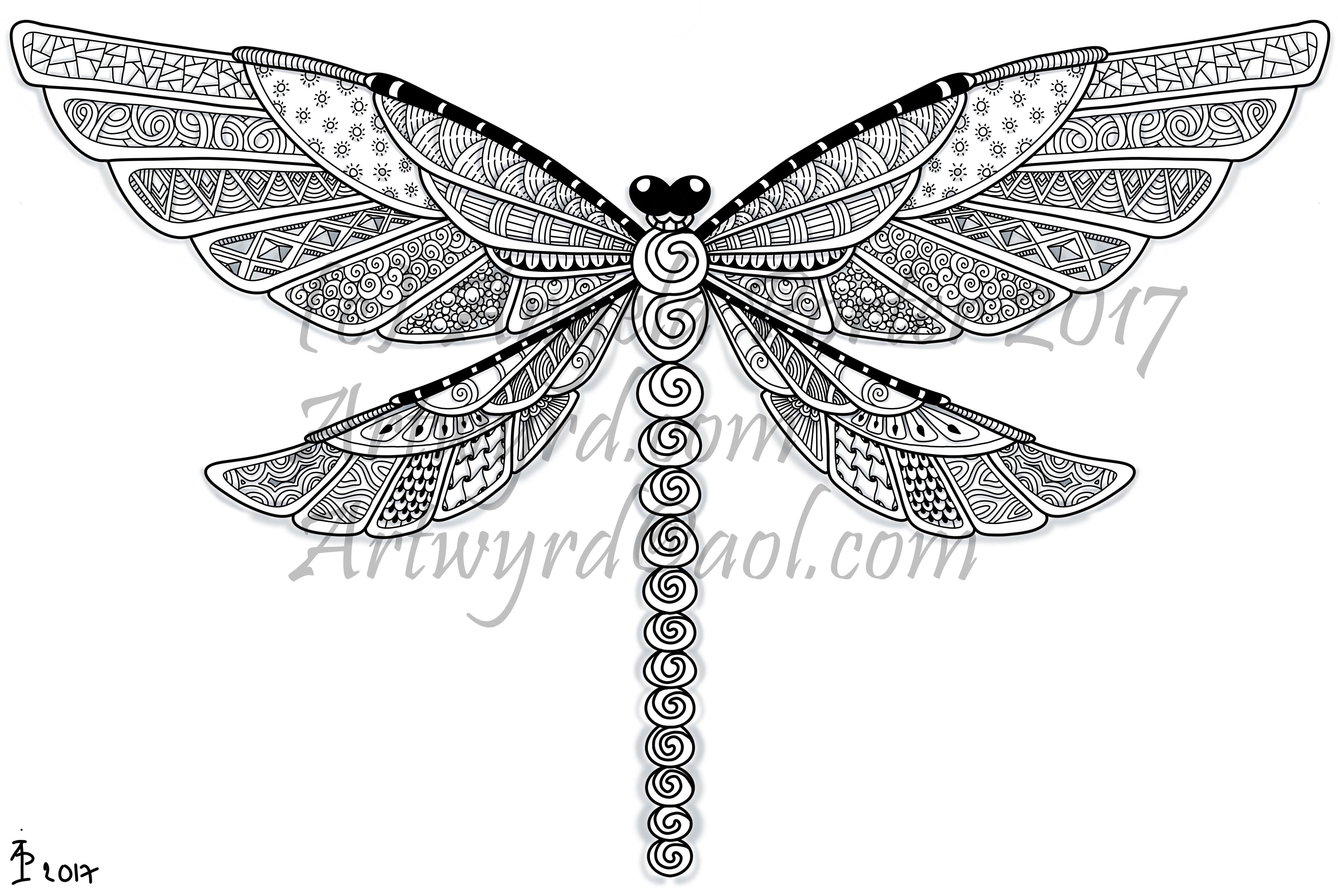 Dragonfly13patterned_AngelaPorter_17June2017