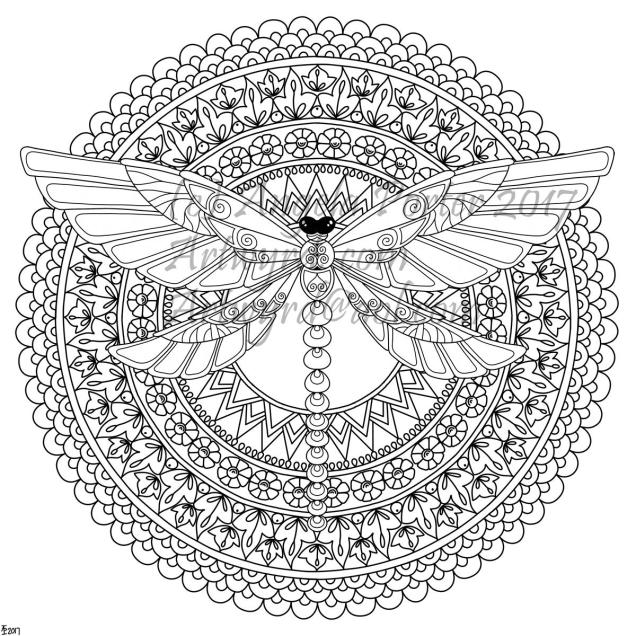 DragonflyMandalaWatermarked_AngelaPorter_19June2017