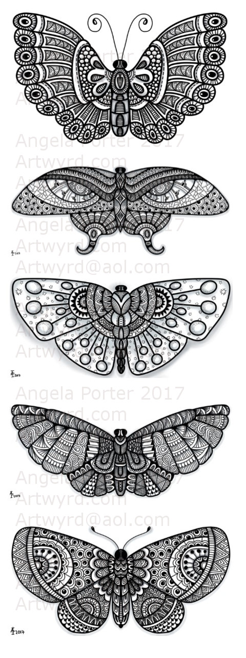 FourPatternedButterflies_AngelaPorter_17June2017