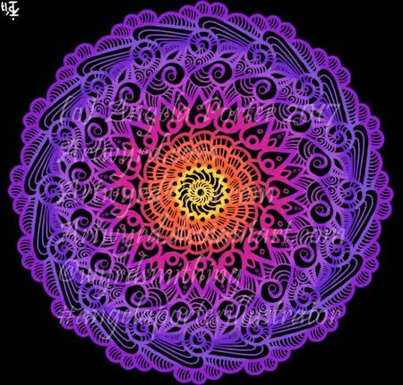 Rainbow Mandala03-Angela Porter