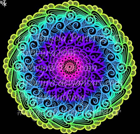 Rainbow Mandala04-Angela Porter