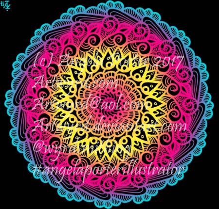 Rainbow Mandala05-Angela Porte1