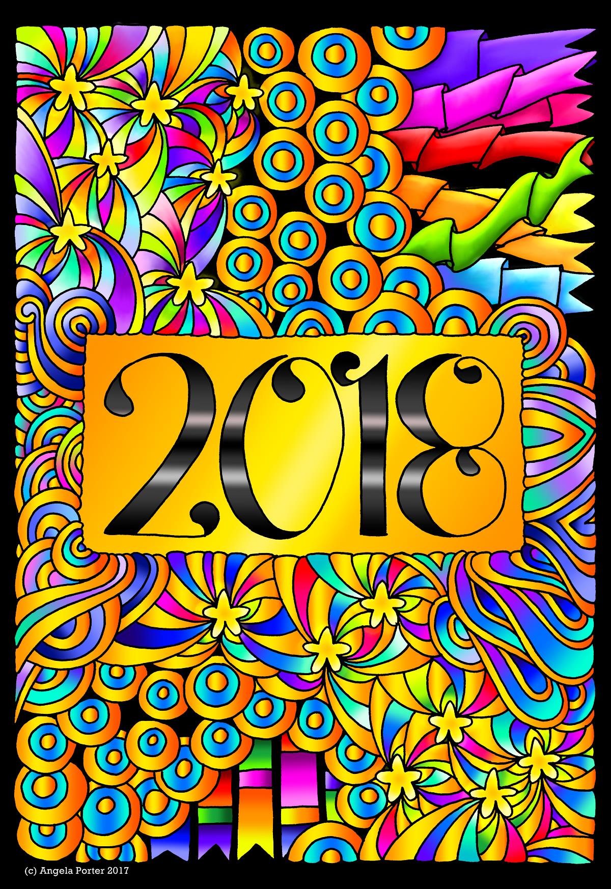 New Year 2018 by Angela Porter