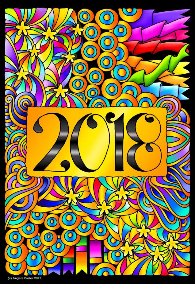 New Year 2018 by Angela Porter
