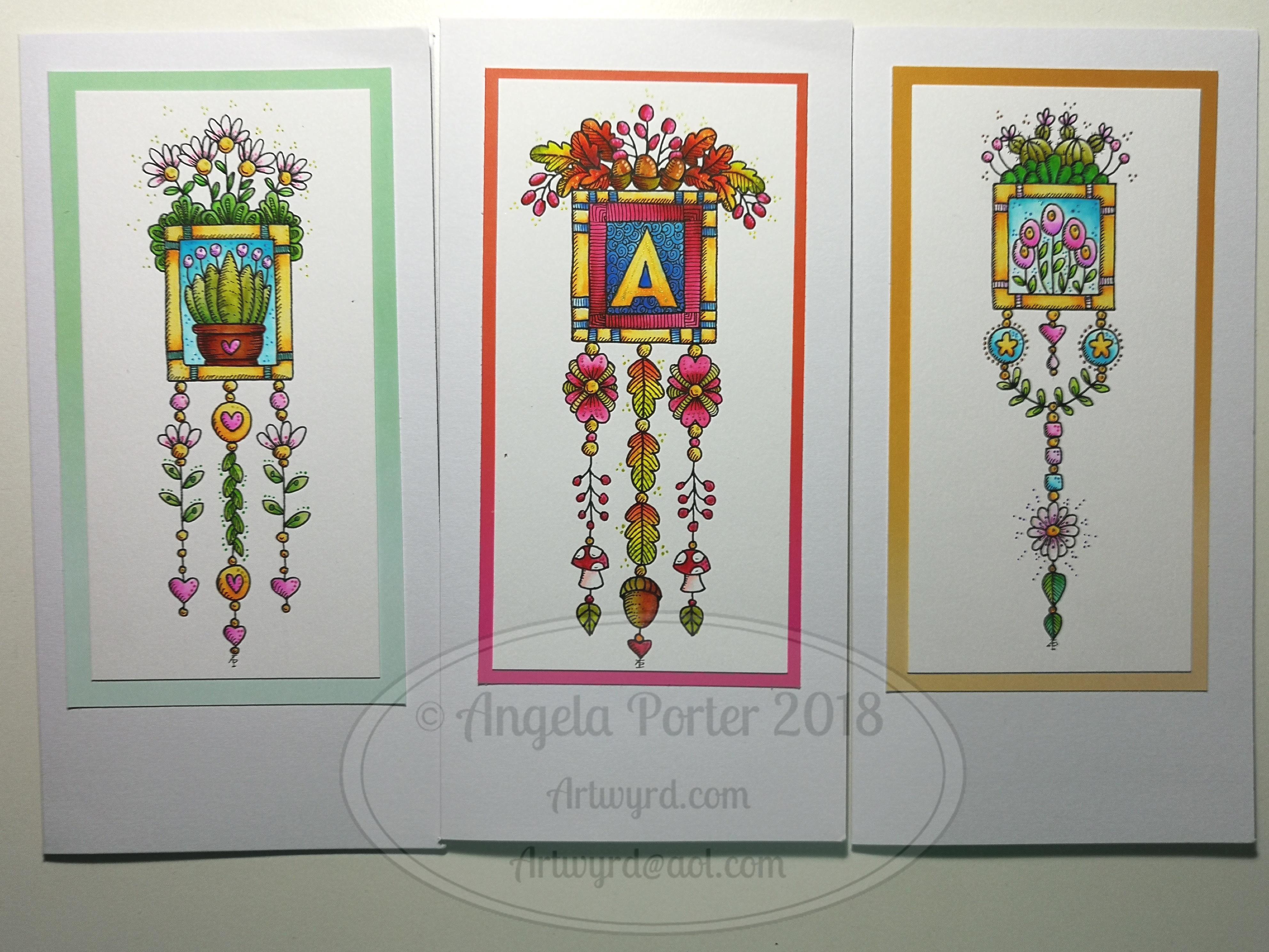 Angela Porter Artwyrd 29 March 2018 Dangle Cards1