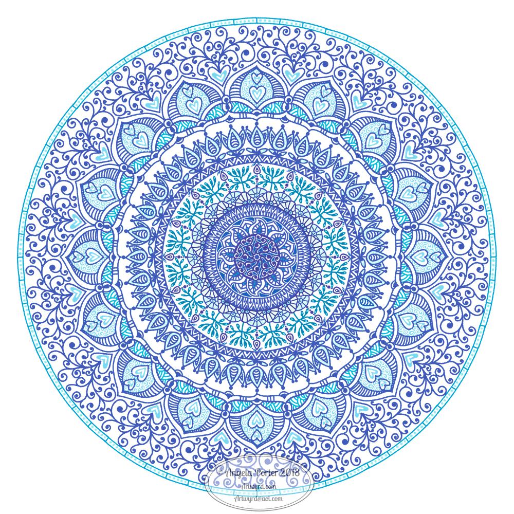 Angela Porter Inktober 2018 Day 2 - Tranquil