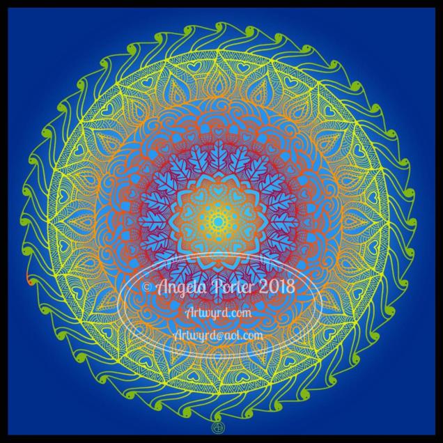 Angela Porter Inktober 2018 Day 29 'Double' coloured