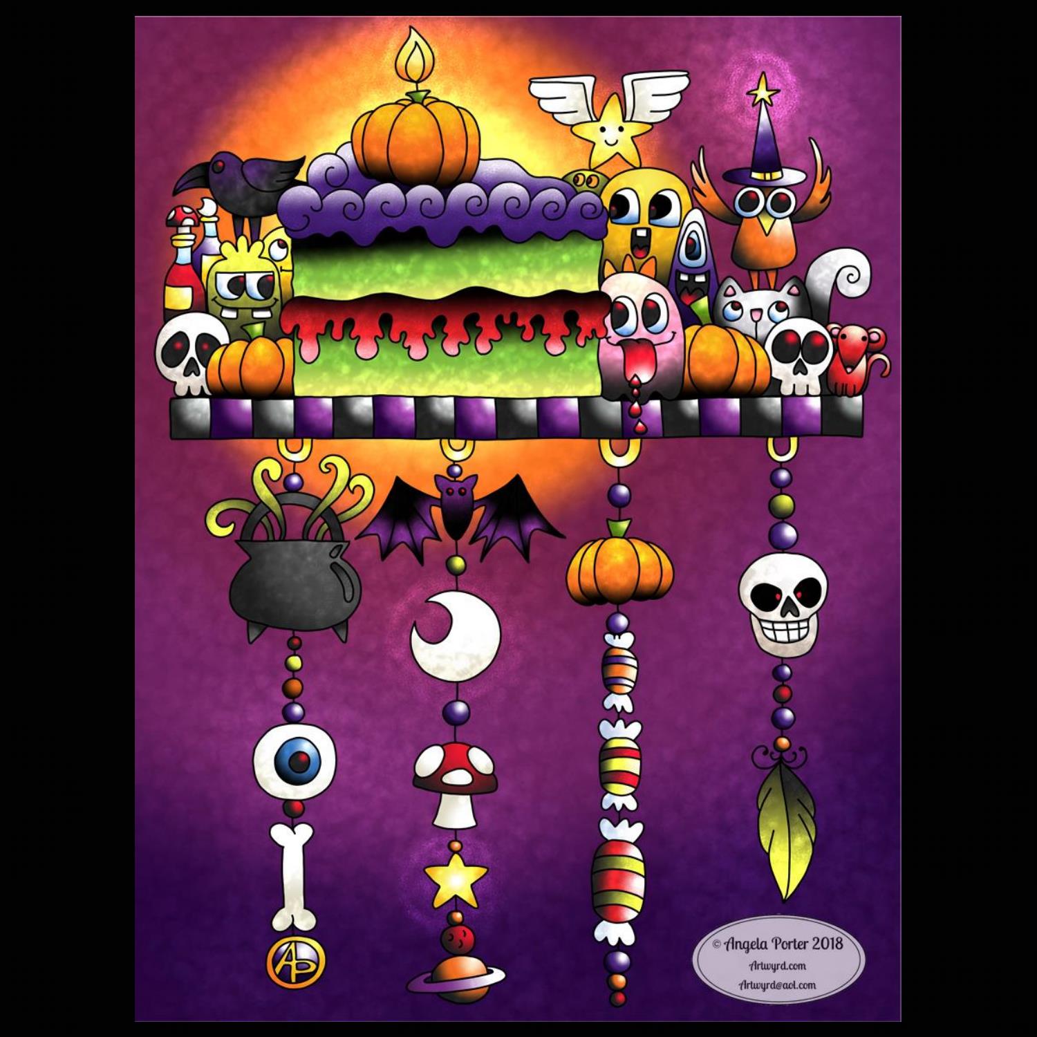 Angela Porter Inktober 2018 Day 31 Slice