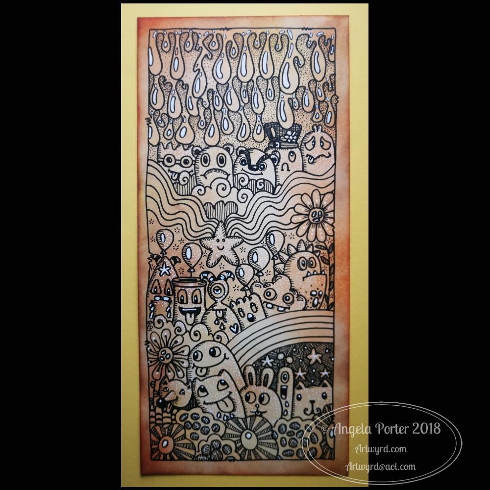 Angela Porter Inktober 2018 Day 6 - Drooling