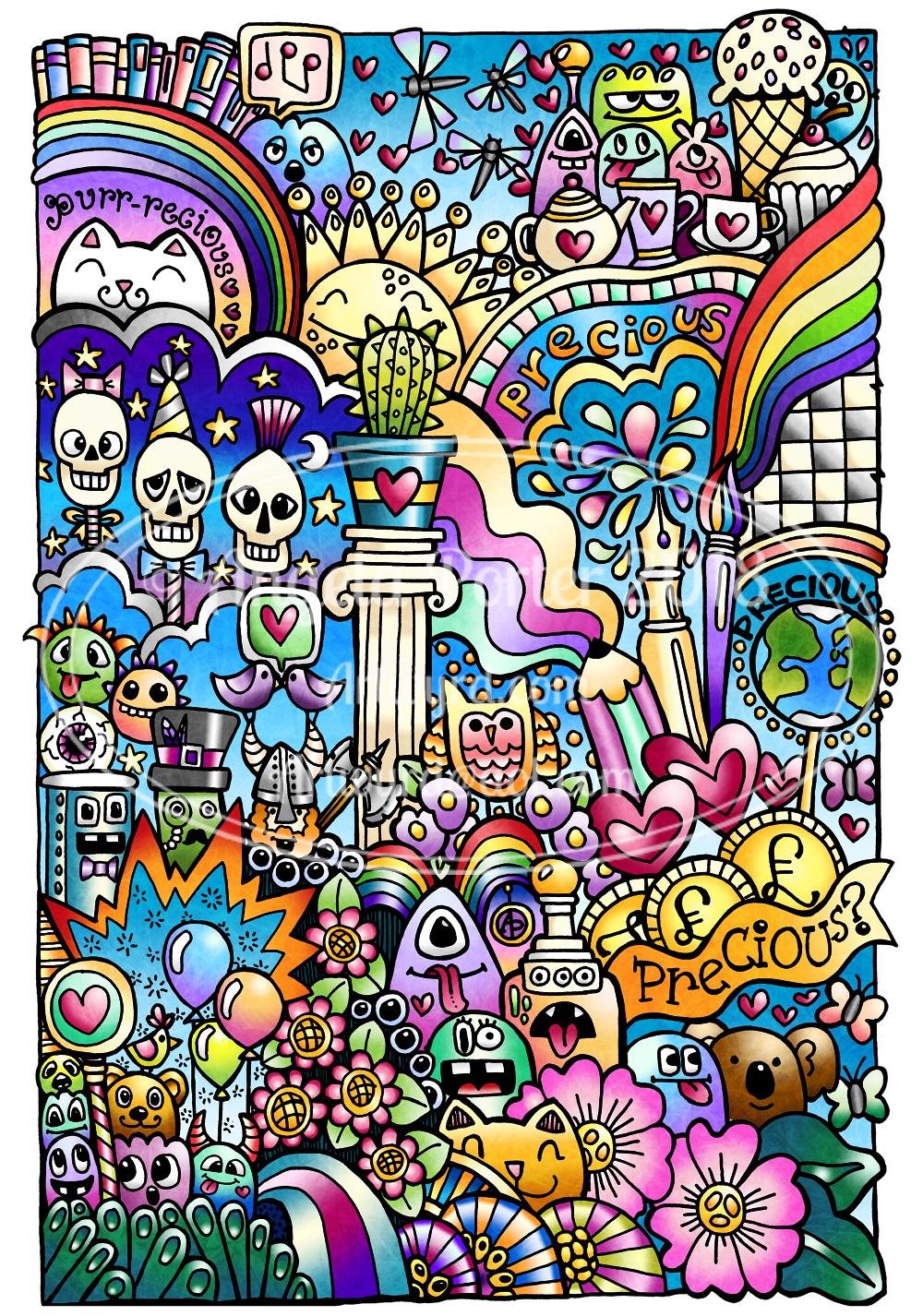 Angela Porter Inktober 2018 Day 9 Precious