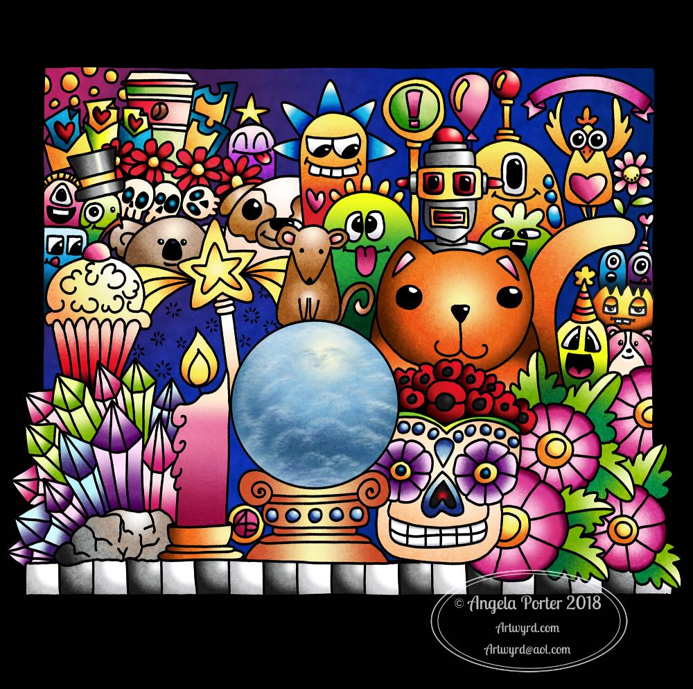 Angela Porter Doodle Challenges 1 Nov 2019