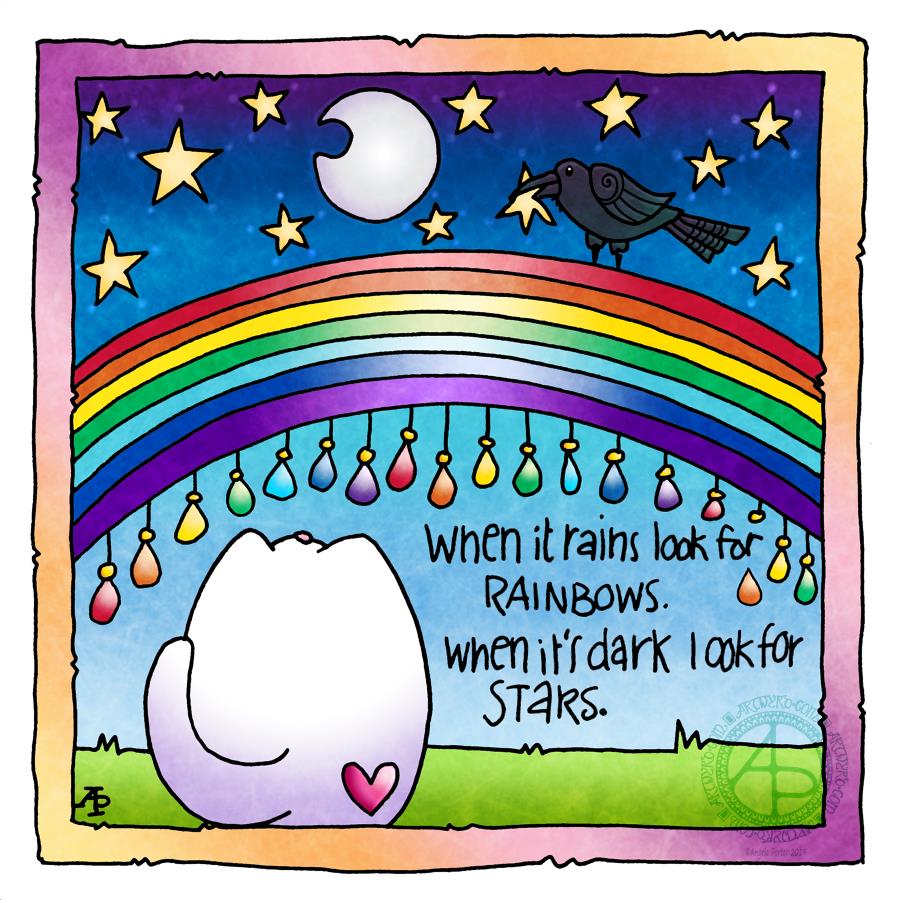 When it rains by Angela Porter Artwyrd.com 2019