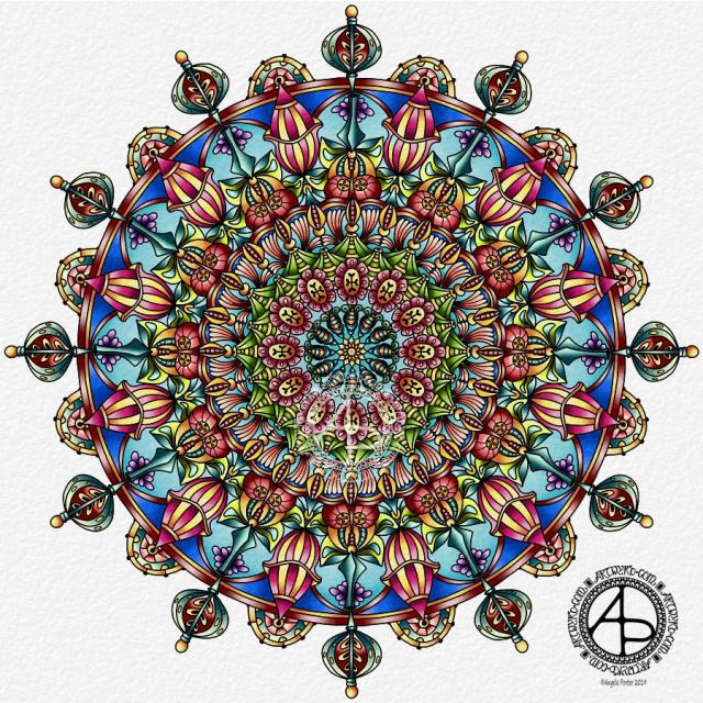 Mandala © Angela Porter 2019 Artwyrd.com