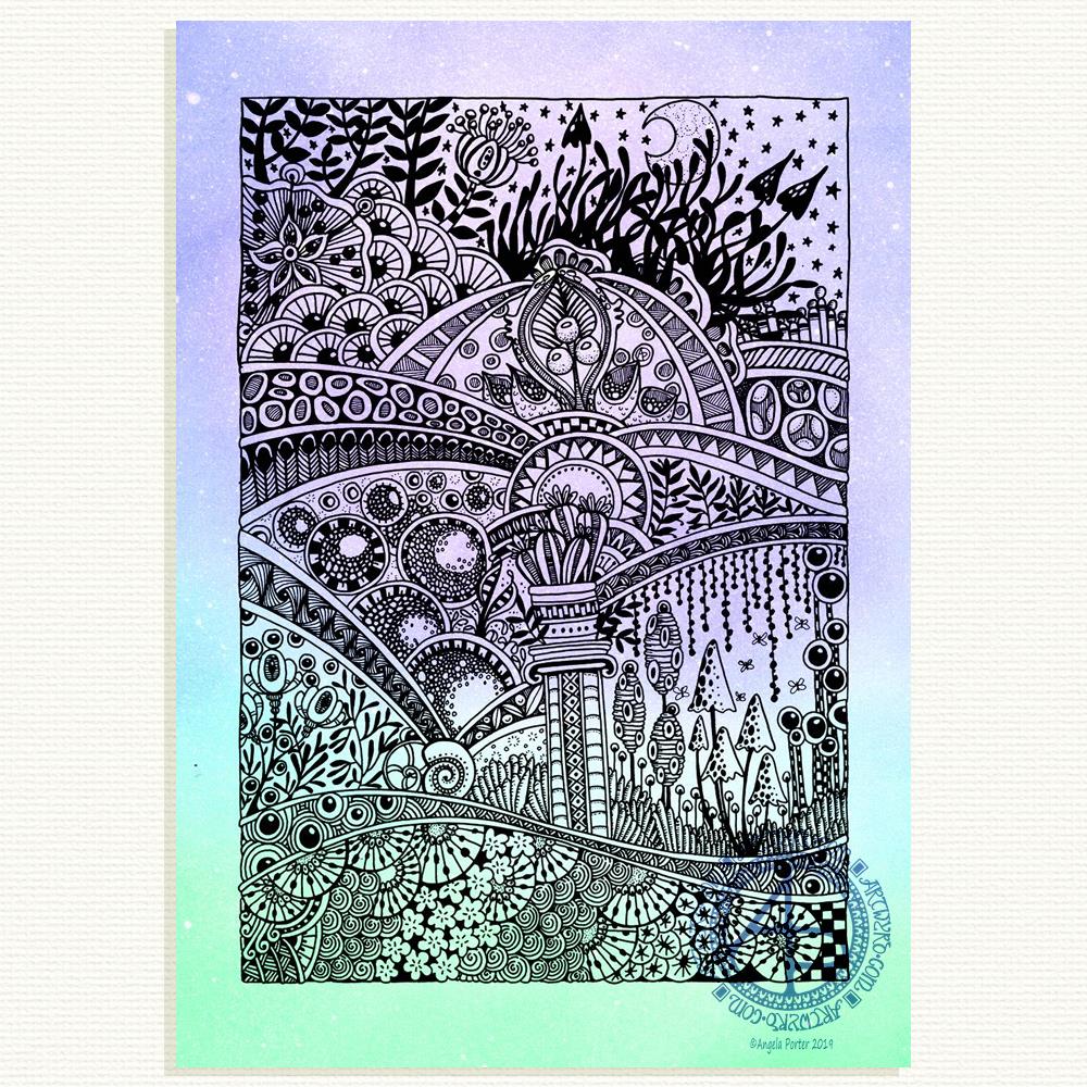 Entangled Landscape © Angela Porter 2019 - Artwyrd.com