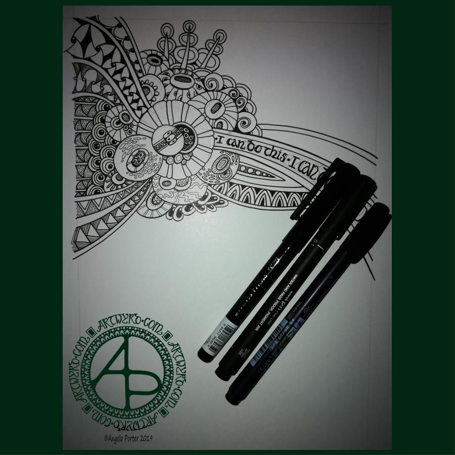 'I can do this' WIP 15 May 2019 © Angela Porter - Artwyrd.com