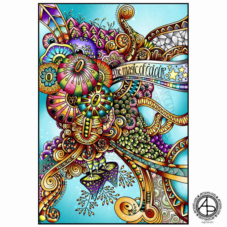 The magic of colour © Angela Porter 2019 - Artwyrd.com