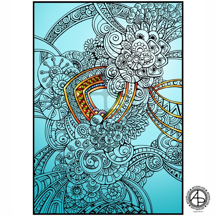 Be Brave ©Angela Porter 2019 - Artwyrd.com