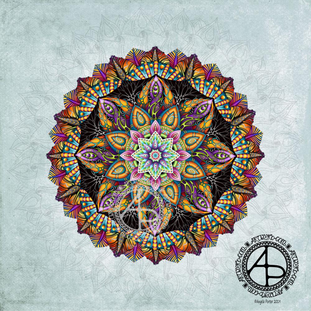 Amazing Mandala © Angela Porter 2019 Artwyrd.com