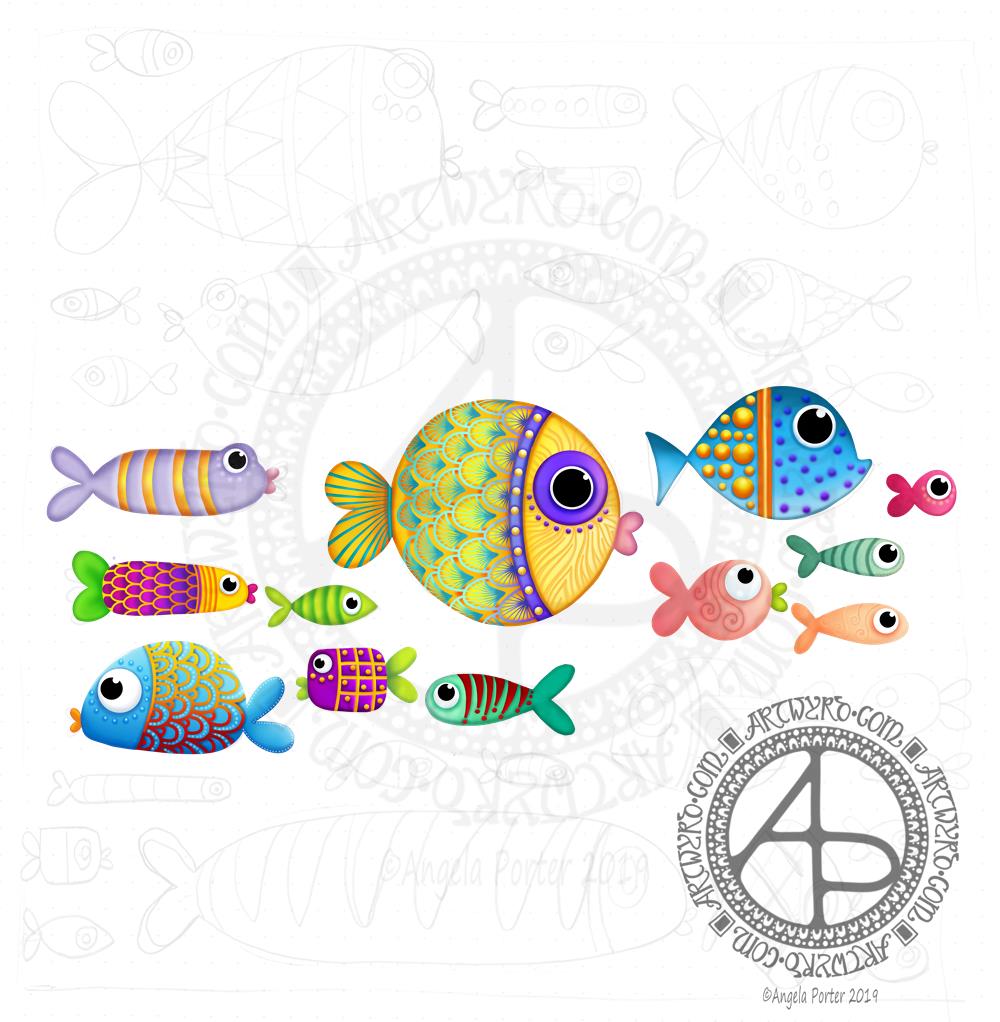 A few more fish © Angela Porter | Artwyrd.com