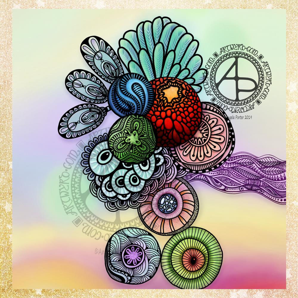 Experimenting digitally ©Angela Porter | Artwyrd.com