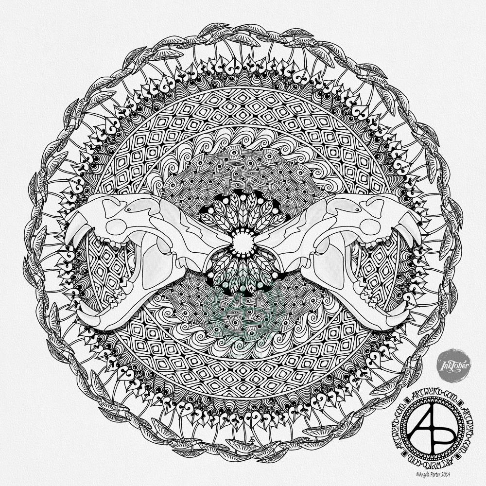 Inktober 2019 Day 7 © Angela Porter | Artwyrd.com